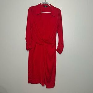 Missguided Knot Front Dress